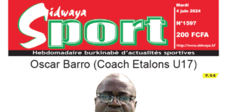 Une Sidwaya Sport du 04-06-2024