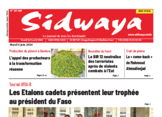 Une Sidwaya du 04-06-2024