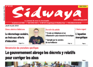 Une Sidwaya du 13-06-2024