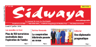 Une Sidwaya du 01-07-2024