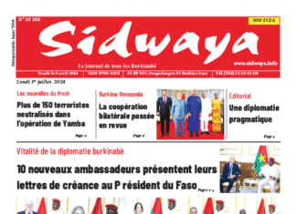 Une Sidwaya du 01-07-2024