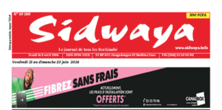 Une Sidwaya du 21 au 23-06-2024
