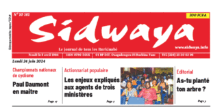 Une Sidwaya du 24-06-2024