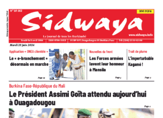 Une Sidwaya du 25-06-2024