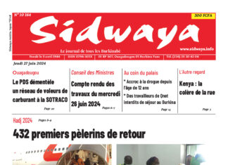 Une du 27-6-2024