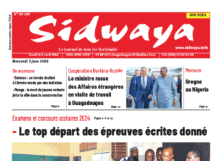 Une Sidwaya du 05-06-2024