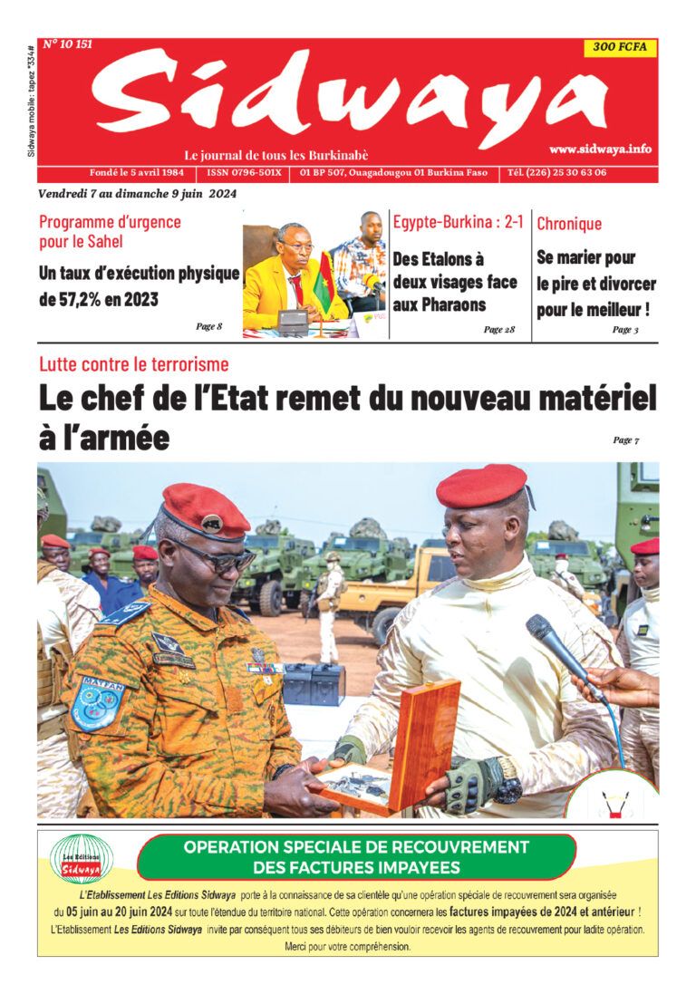 Une du 07-06-2024