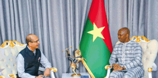 Coopération bilatérale: deux diplomates chez Ousmane Bougouma