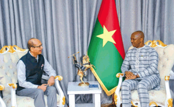Coopération bilatérale: deux diplomates chez Ousmane Bougouma