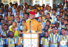 « J’exprime mes vœux de succès à tous les candidats », Ibrahim Traoré