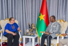 Coopération Burkina Faso-Canada : l’ambassadrice Lee-Anne Hermann fait ses adieux à Ousmane Bougouma
