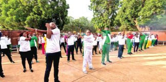 Ministère en charge de la communication : une séance aérobic pour débuter la saison sportive 2024