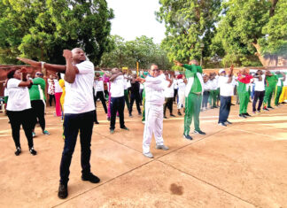 Ministère en charge de la communication : une séance aérobic pour débuter la saison sportive 2024