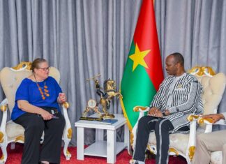 Coopération Burkina Faso-Canada : l’ambassadrice Lee-Anne Hermann fait ses adieux à Ousmane Bougouma