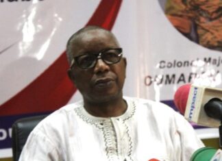 Elections à la FBF : le colonel à la retraite Oumarou Sawadogo présenté à la presse