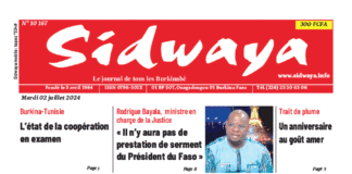 Une Sidwaya du 02-07-2024
