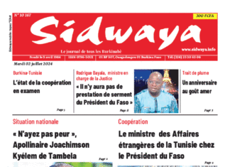 Une Sidwaya du 02-07-2024