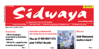 Une Sidwaya du 03-07-2024