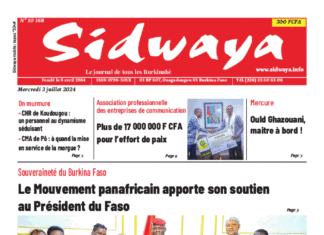 Une Sidwaya du 03-07-2024