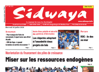 Une Sidwaya du 10-07-2024