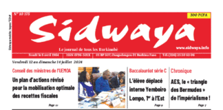 Une Sidwaya du 12 au 14-07-2024