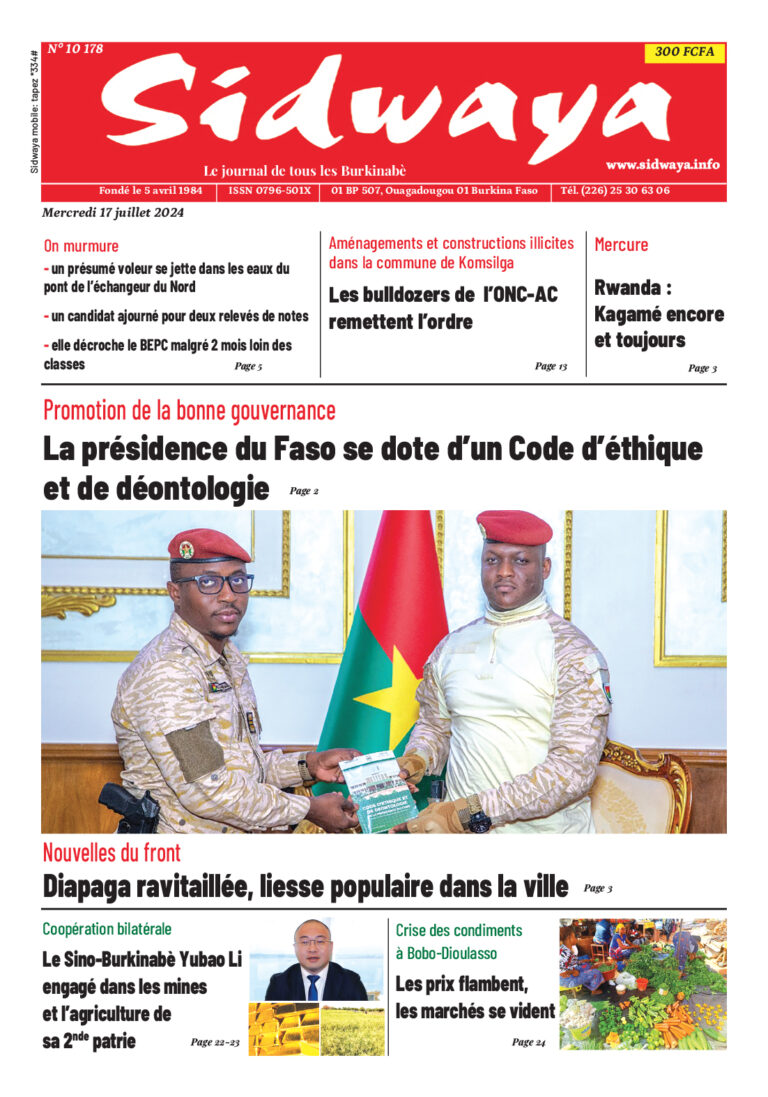 Une du 17-07-2024