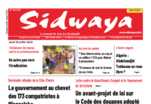 Une Sidwaya du 18-07-2024