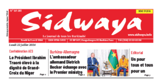 Une Sidwaya du 22-07-2024
