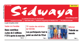 Une Sidwaya du 29-7-2024