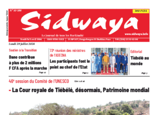 Une Sidwaya du 29-7-2024