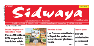 Une Sidwaya du 30-7-2024