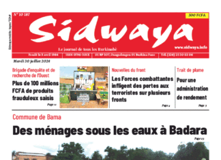 Une Sidwaya du 30-7-2024