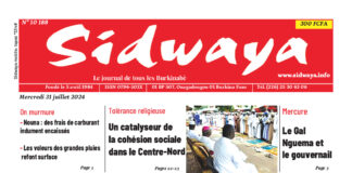 Une Sidwaya du 31-07-2024