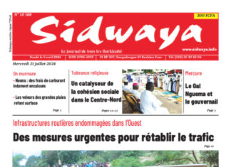 Une Sidwaya du 31-07-2024
