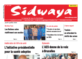 Une Sidwaya du 04-07-2024