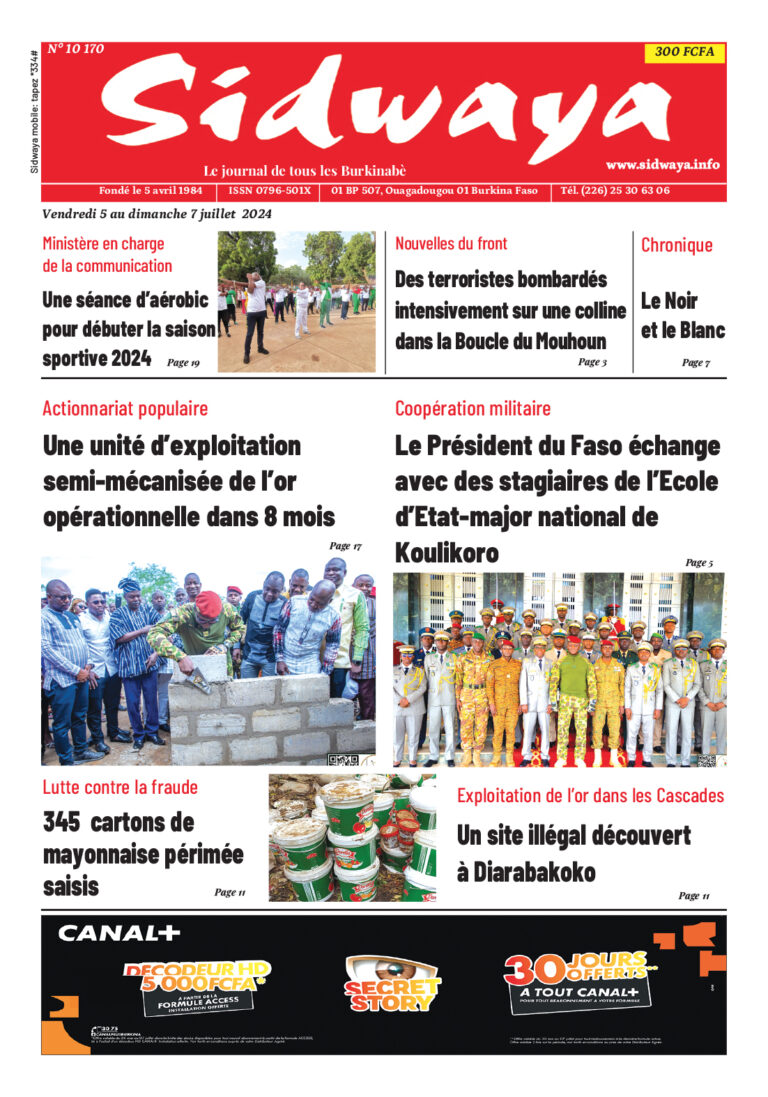 Sidwaya du 5-7-2024