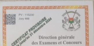 BAC 2024 : Un détenu de Ziniaré obtient son Baccalauréat série D avec près de 12 de Moyenne