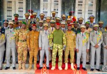 Coopération militaire : le Président du Faso échange avec la 36e promotion des stagiaires de l’Ecole d’Etat-major national de Koulikoro