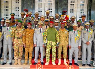 Coopération militaire : le Président du Faso échange avec la 36e promotion des stagiaires de l’Ecole d’Etat-major national de Koulikoro