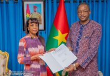 Coopération Burkina Faso- Système des Nations Unies : la nouvelle Coordinatrice résidente chez le Chef de la diplomatie burkinabè