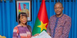 Coopération Burkina Faso- Système des Nations Unies : la nouvelle Coordinatrice résidente chez le Chef de la diplomatie burkinabè