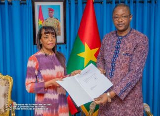 Coopération Burkina Faso- Système des Nations Unies : la nouvelle Coordinatrice résidente chez le Chef de la diplomatie burkinabè