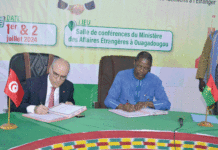 8e commission mixte de coopération Burkina-Tunisie: 8 accords signés