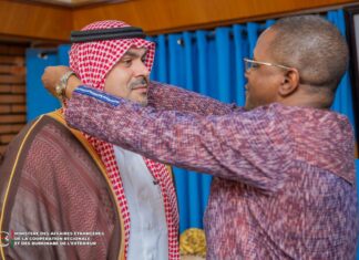 Coopération Burkina Faso-Arabie Saoudite : l’ambassadeur Fahad ALDOSARI élevé au rang de Commandeur de l’Ordre de l’Etalon