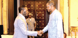 Coopération Burkina Faso-Guinée équatoriale: le ministre Karamoko Jean Marie Traoré chez le Président Obiang Nguema Mbasogo