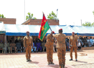 Première Région militaire : le chef de bataillon Hamado Bamabara officiellement installé
