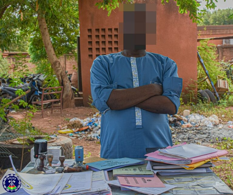 Ouagadougou : Un présumé blanchisseur de capitaux mis aux arrêts par la Police Nationale.