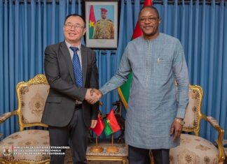 Sommet Chine-Afrique 2024 : l’ambassadeur Lu SHAN évoque les préparatifs avec le chef de la diplomatie burkinabè