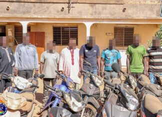 Ouagadougou : La Police Nationale met aux arrêts un réseau de présumés malfrats