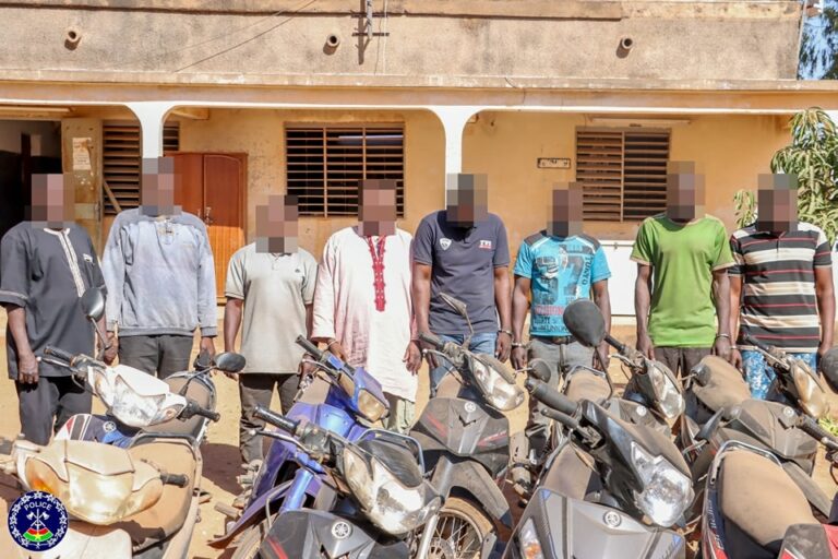 Ouagadougou : La Police Nationale met aux arrêts un réseau de présumés malfrats